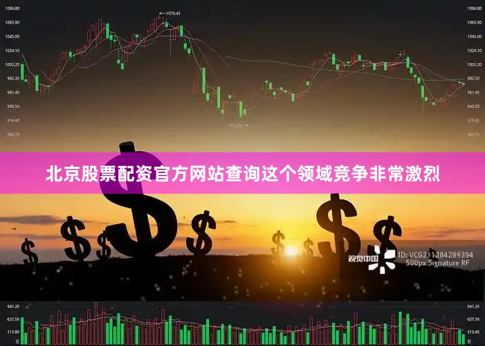 北京股票配资官方网站查询这个领域竞争非常激烈